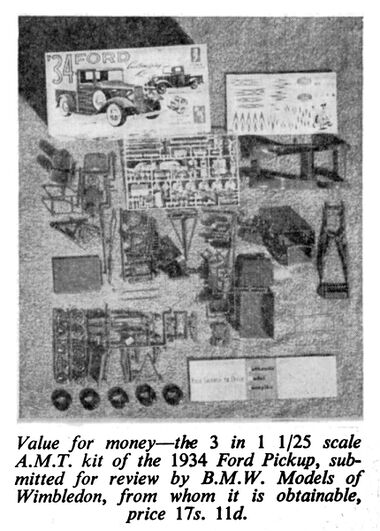 1962: '34 Ford Pickup Truck kit, opened box