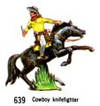 Cowboy Knifefighter, Britains Swoppets 639 (Britains 1967).jpg