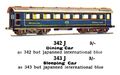 Dining Car, Sleeping Car, CIWL, 00 gauge, Märklin 342J 343J (Marklin00CatGB 1937).jpg