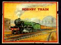 Hornby Trains, Flying Scotsman 4472 box artwork, rectangular sticker (Meccano Ltd).jpg