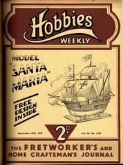 Model Santa Maria Galleon, Hobbies Weekly 2197 (HW 1937-11-27).jpg