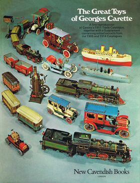 Front cover of "The Great Toys of Georges Carette (1975 catalogue reproductions)
