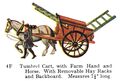 Tumbrel Cart, with Farm Hand and Horse, Britains Farm 4F (Britains 1958).jpg