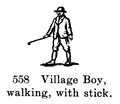 Village Boy, walking with stick, Britains Farm 558 (BritCat 1940).jpg