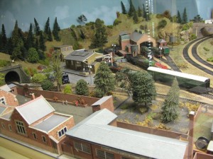 A corner of the 00-gauge layout, Brighton Toy and Model Museum