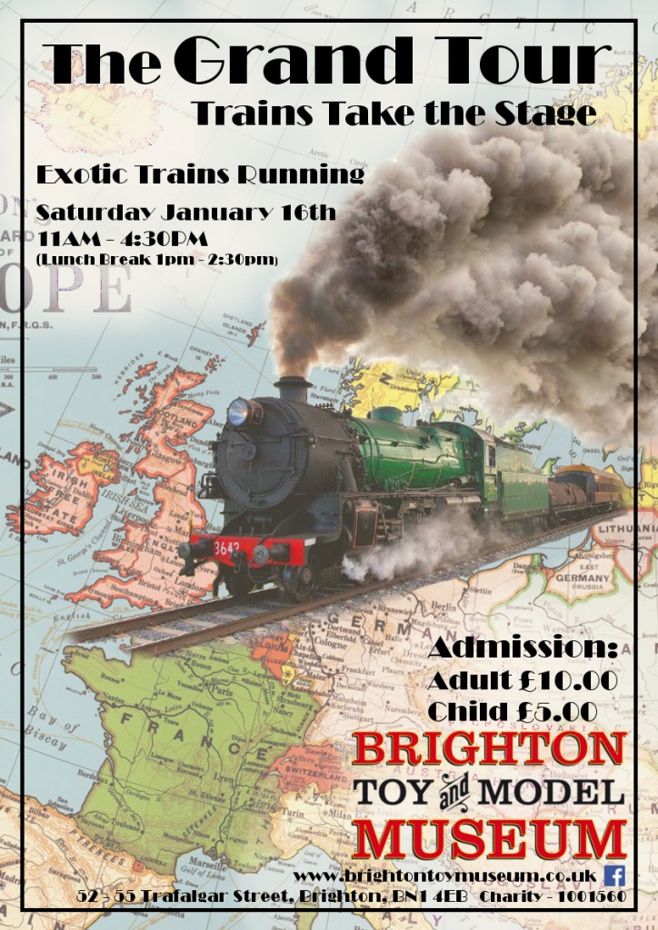 The Grand Tour, Train Running Day, Saturday 16th January 2016 (Brighton Toy and Model Museum)