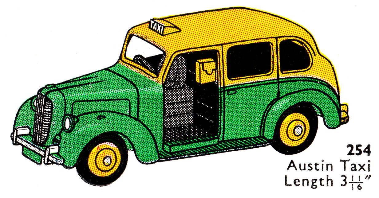 Austin Taxi (Dinky Toys 40h) - The Brighton Toy and Model Index