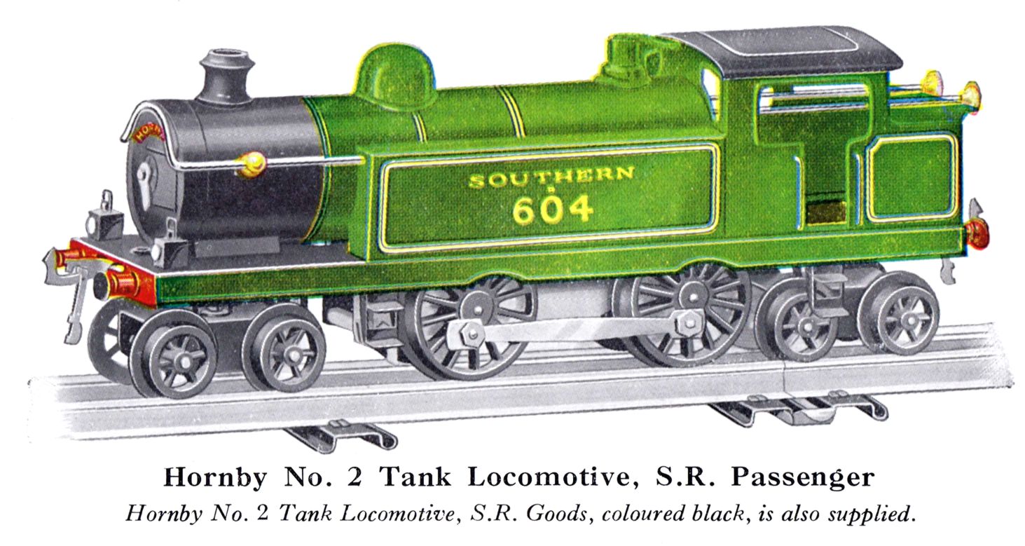 File:Hornby No2 Tank Locomotive, SR Passenger B 604 (HBoT 1928).jpg ...