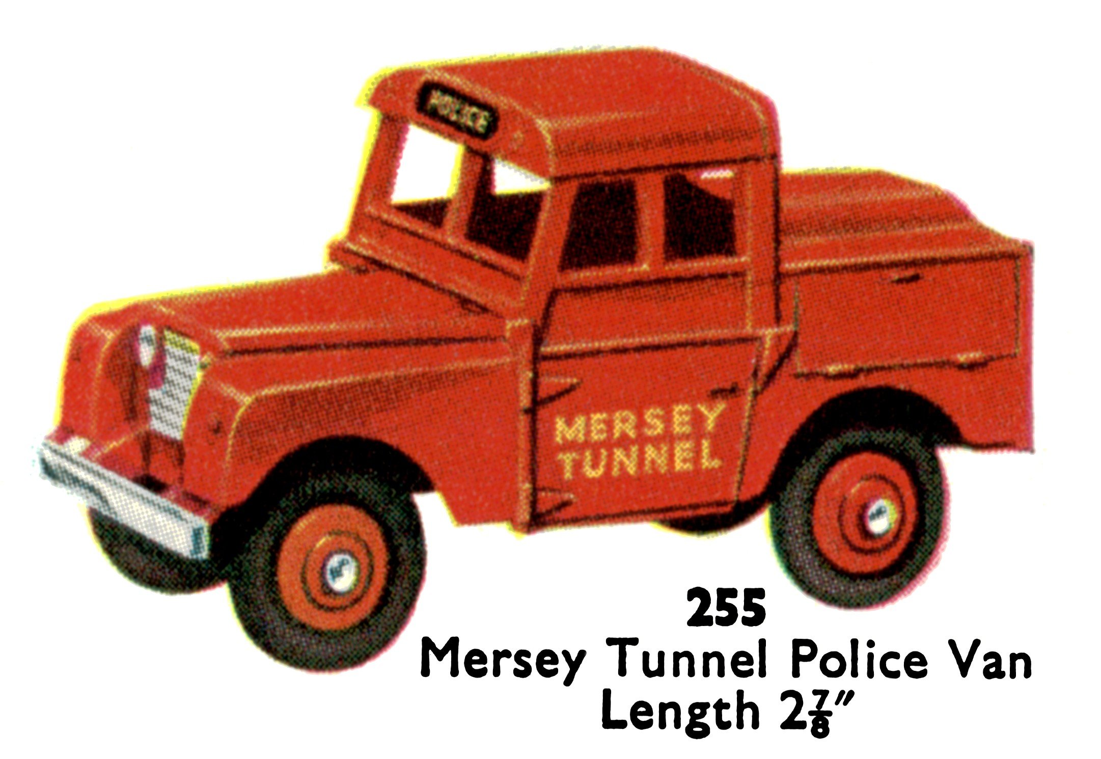 Mersey Tunnel Police Van (Dinky Toy 255) - The Brighton Toy and 