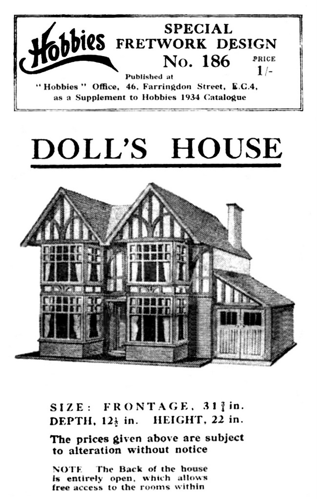 tudor dolls house plans