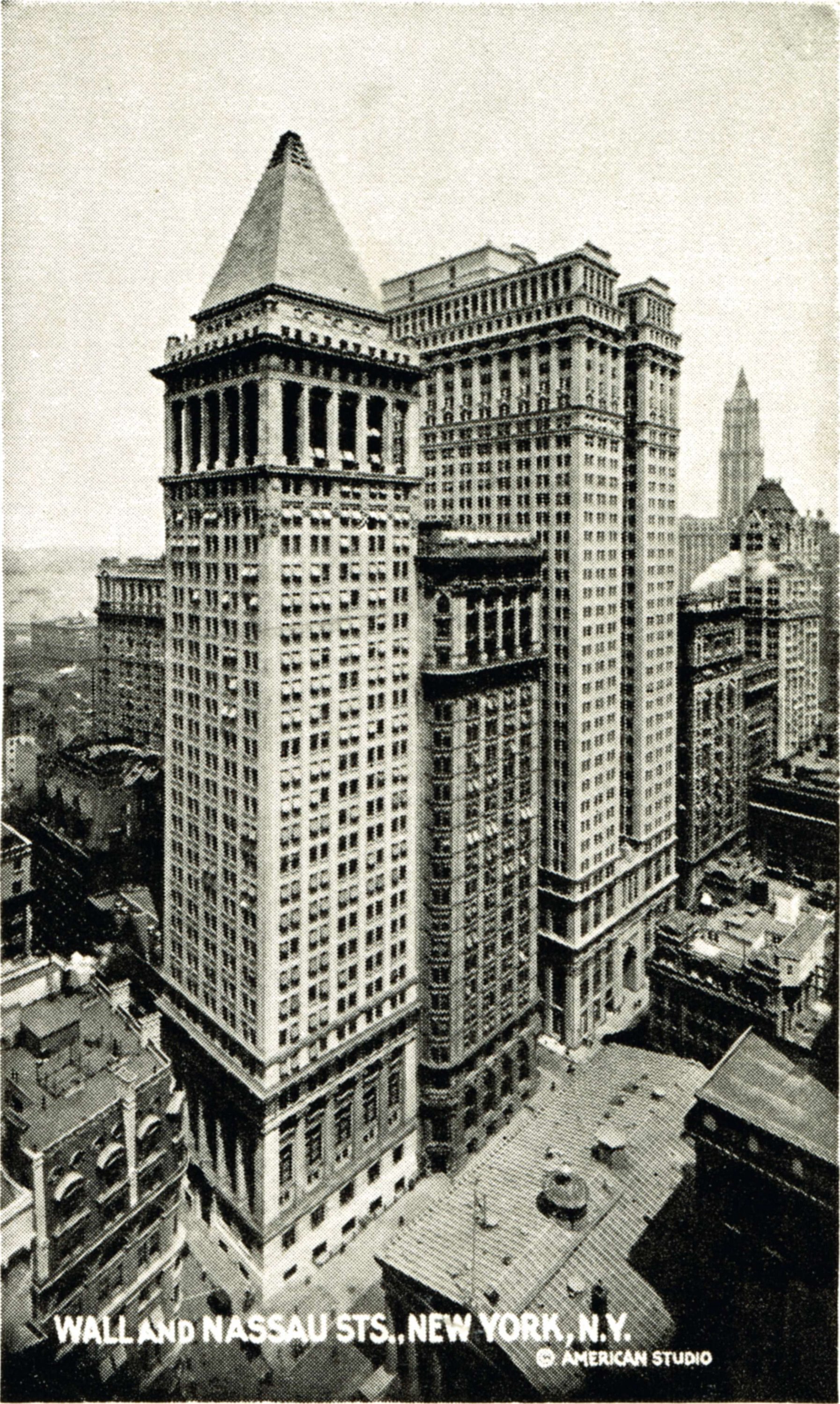 File:Wall and Nassau Streets, New York (Bardell 1923).jpg - The ...