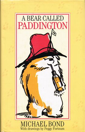 Book cover, "A Bear Called Paddington", illustrated by Peggy Fortnum