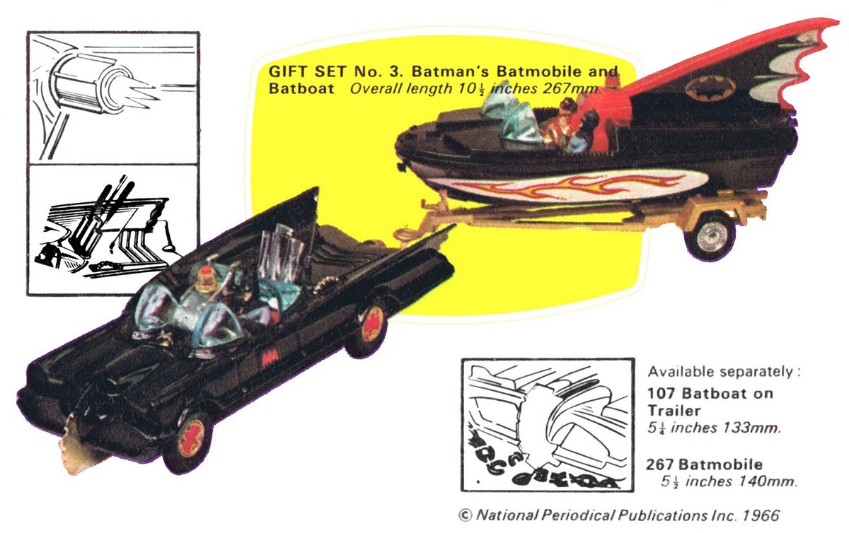 batman toy car 1970