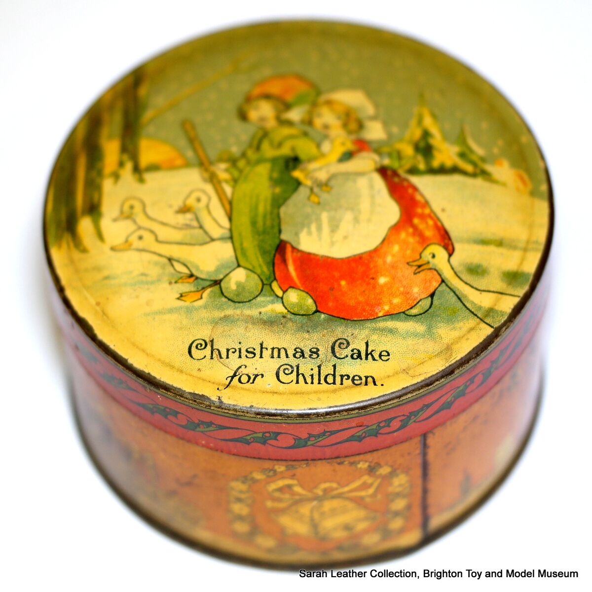 Original Vintage Tastykake Christmas Holiday Fruit Cake Tin Container  w/Carolers | eBay