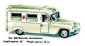 Daimler Ambulance, Budgie Toys 258 (Budgie 1961).jpg