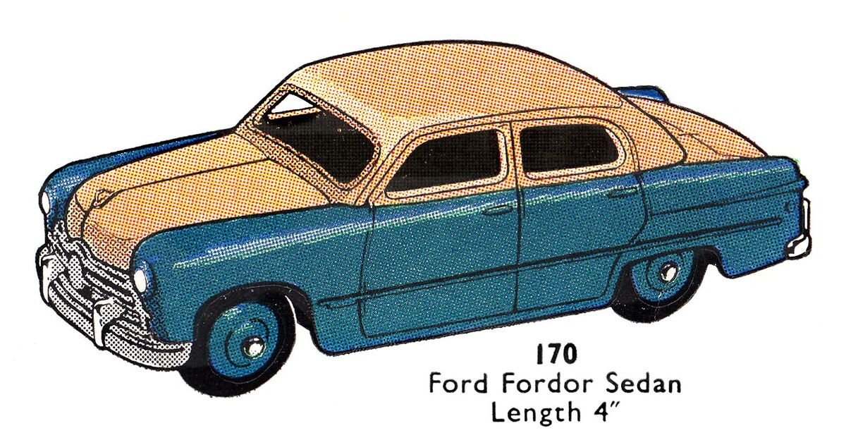 Ford Fordor (Dinky Toys 139a) - The Brighton Toy and Model Index