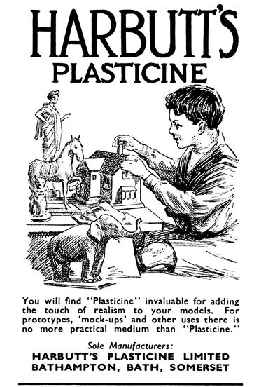 Who invented shop plasticine