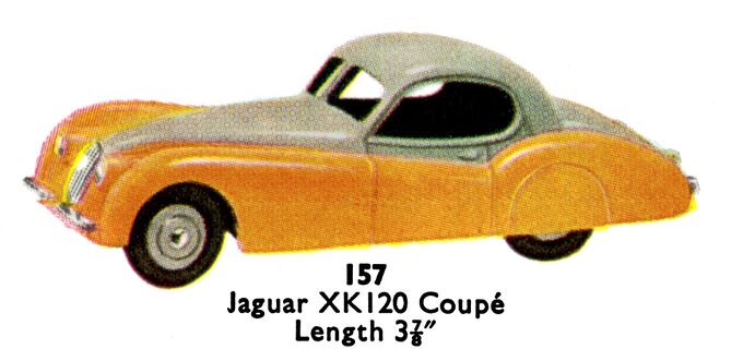 Jaguar XK120 (Dinky Toys 157) - The Brighton Toy and Model Index