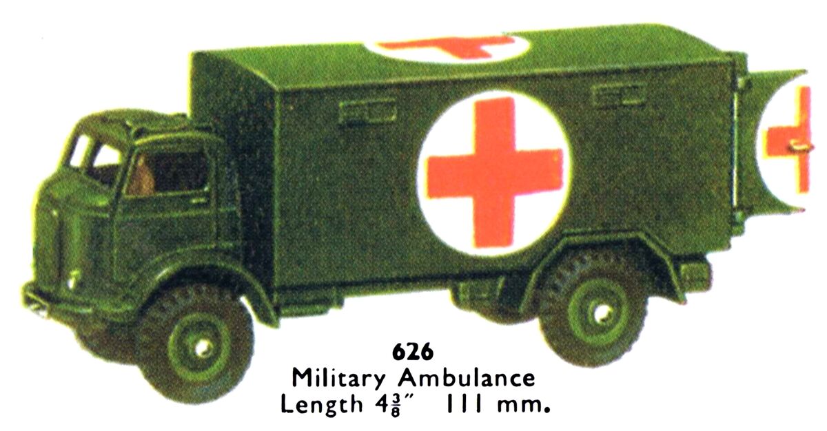 dinky toys military ambulance