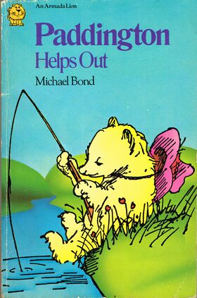 1973: Book cover, "Paddington Helps Out"