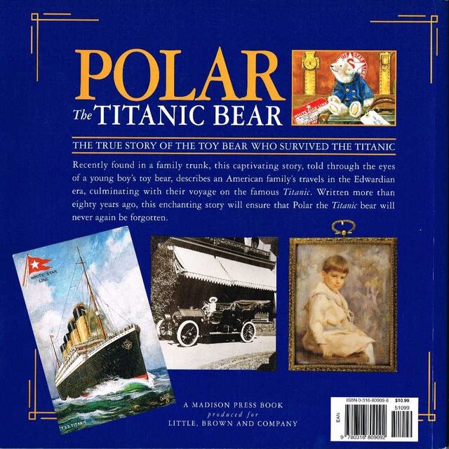 Polar the Titanic Bear, book (Daisy Spedden) - The Brighton Toy