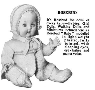 Rosebud dolls sale 1960