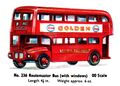 Routemaster Bus, with windows, Budgie Toys 236 (Budgie 1961).jpg
